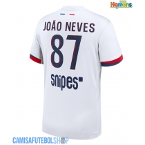 Camisa de time de futebol Paris Saint-Germain Joao Neves #87 Replicas 2º Equipamento 2025-26 Manga Curta